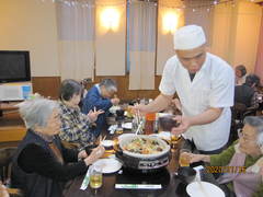 美味し鍋ができました（シェフ藤江）